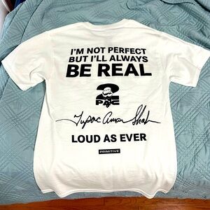 White Tupac Shirt